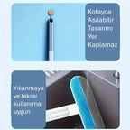 Uzun Saplı Evcil Hayvan Tüy Temizleme Fırçası — görsel 2