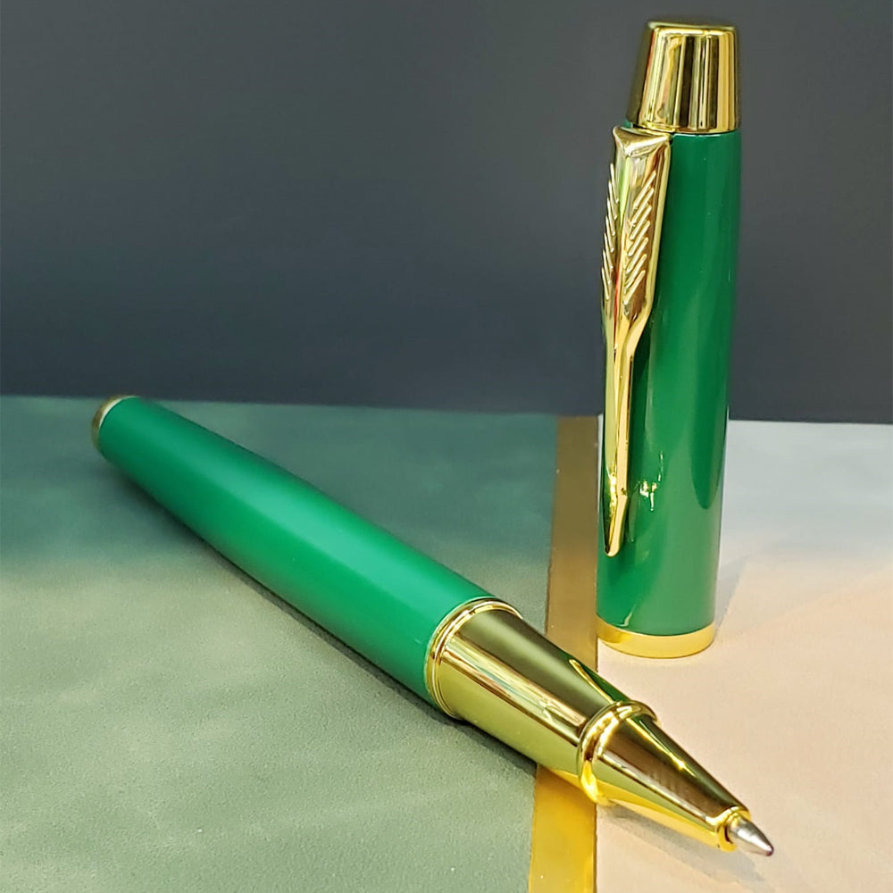 Yeşil Metal Tükenmez Kalem — görsel 2