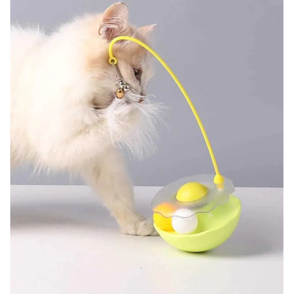 Zilli Kedi Otlu Hacıyatmaz Oyuncağı — görsel 2
