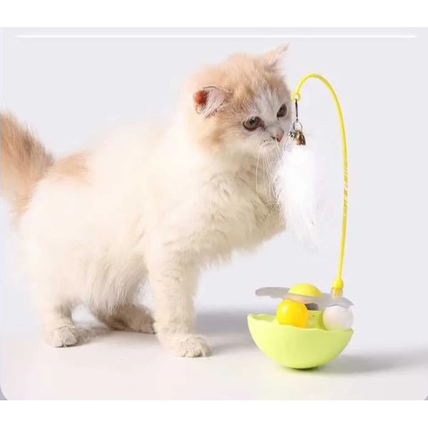 Zilli Kedi Otlu Hacıyatmaz Oyuncağı — görsel 4